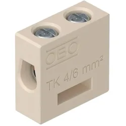 OBO Bettermann, Kabelverbindung, 7205700 TK 04 Keramikklemme flexibel: - starr: 4-4 mm2 Polzahl: