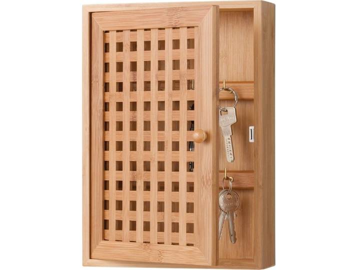 Zeller-Presente Boîte à clés en bambou 19 x 27 x 6 cm