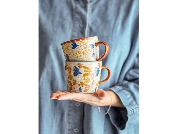 Set de tasses Anniversary 2 pièces Ø 10cm Marron