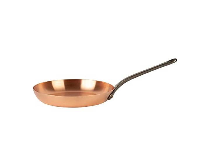 Cuisine Romefort reine Kupferpfanne Ø 28cm dickwandig Pfanne aus massivem Kupfer ohne Beschichtung (L für induktion)