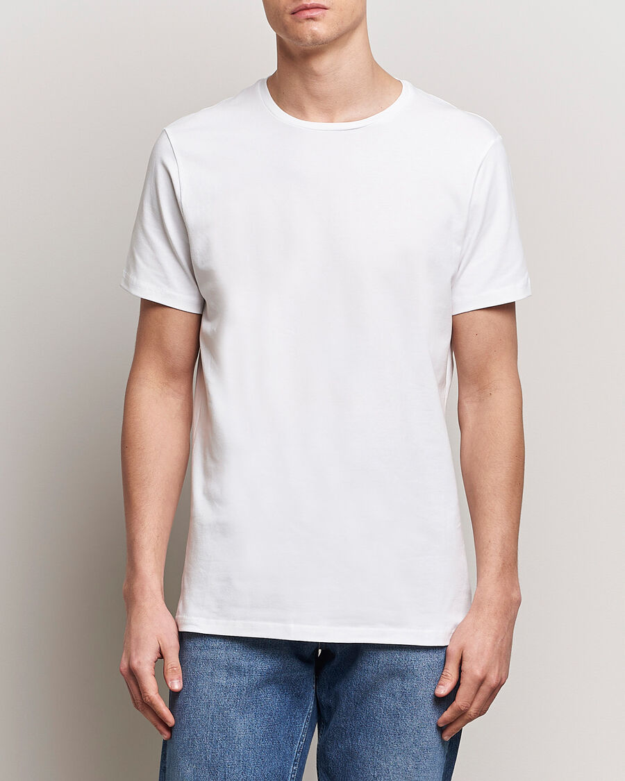 Bread & Boxers 2-Pack Crew Neck Tee White men XL Hvid