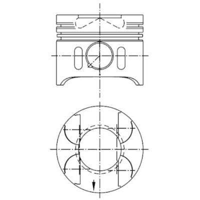KOLBENSCHMIDT Kolben 97409610