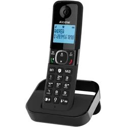 Alcatel Festnetztelefon Telefon Stacjonarny F860, Telefon, Schwarz