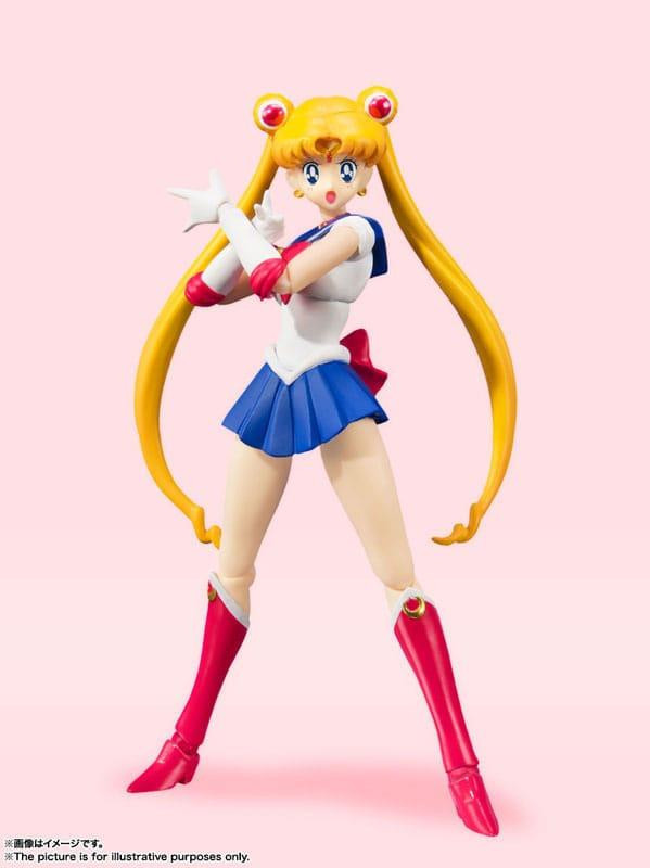 Bandai Tamashii Nations S.H. Figuarts Sailor Moon Actiefiguur Animatieversie, 14 cm