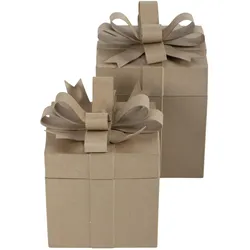 Décopatch Set 2xGeschenkbox viereckig