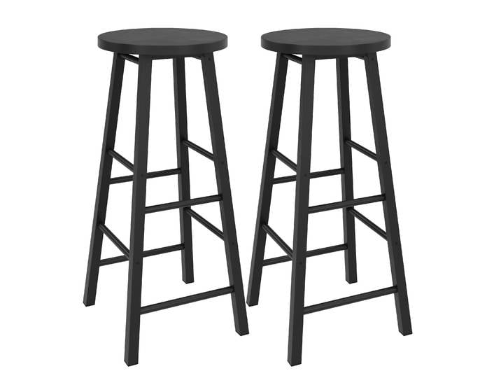 Barhocker TINA 2er Set schwarz