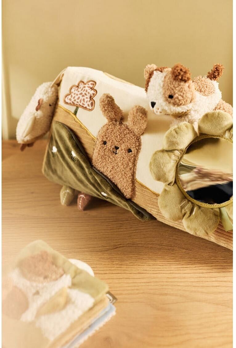 Plüschfigur JOLLEIN "Aktivitäten Dreieck Tiny Park", Kinder, mehrfarbig, Polyester, Plüschfiguren Plüschfigur, Beschäftigungsspielwaren mehrfarbig Einheitsgröße