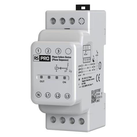 RS PRO Überwachungsrelais, für Phase, Spannung Dre (M5997)
