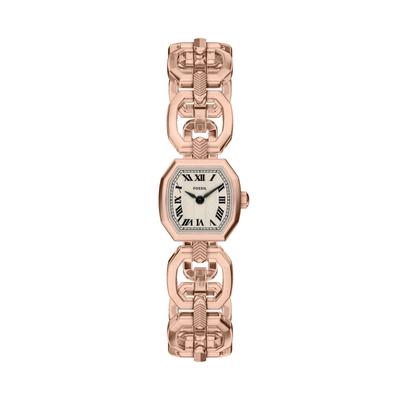 Quarzuhr FOSSIL "Harlow", roségoldfarben, Armbanduhren, Damen, Quarzuhr, Armbanduhr, Damenuhr, Edelstahlarmband, analog
