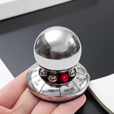 Inspired Finds Metal Prophecy Decision Ball Spinner Desk Toy Stress Relief Fate Picker Gadget Metal Prophecy Decision Ball Spinner Desk Toy Stress Relief Fate Picker Gadget
