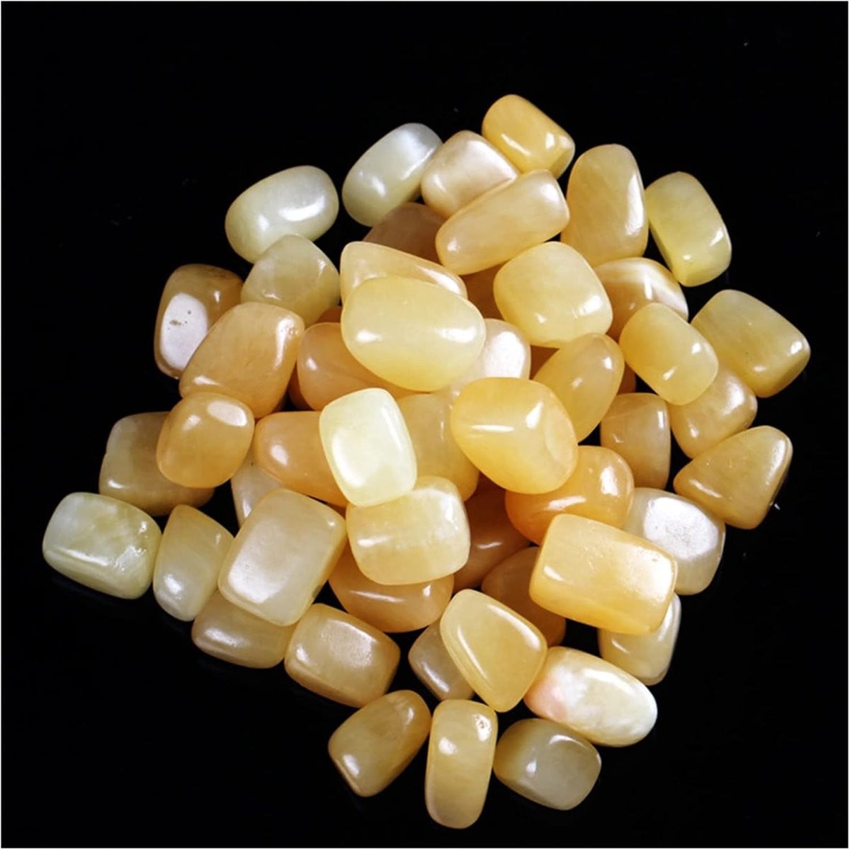Geassorteerde Edelstenen en Natuursteen Kristallen - Oranje Calciet - 200 g
