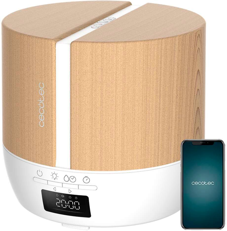 Cecotec Difusor de aromas PureAroma 550 Connected White Woody. Marrón