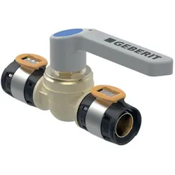 Geberit FlowFit Kugelhahn 619856001 Ø 63 mm, mit Betätigungshebel