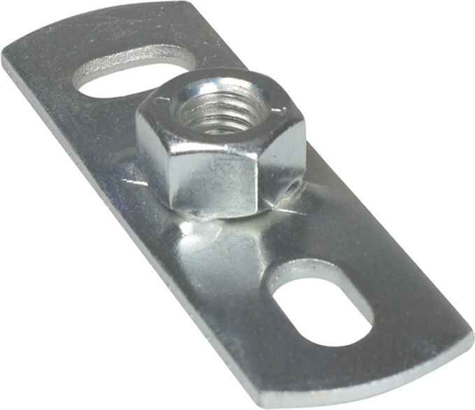 Walraven plaque de base M 6703010 10x10mm, acier, galvanisé par voie électrolytique