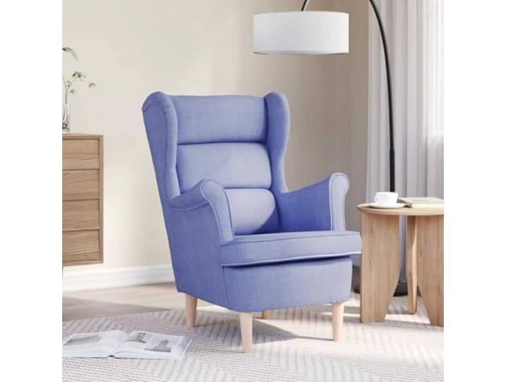 NLQMSU Sessel, Jeansblau, 74 x 84 x 100 cm, aus bequemem Polyestergewebe Weicher Sitz, dauerhafte Unterstützung, pflegeleicht, schnell trocknend, stabile Tönung, Verwendung im Wohnzimmer oder Büro