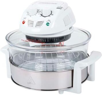 Air Fryer - Halogen Oven with 12 to 17 Quart Capacity, Accessories, and Time and Temperature Controls by Classic Cuisine (White)