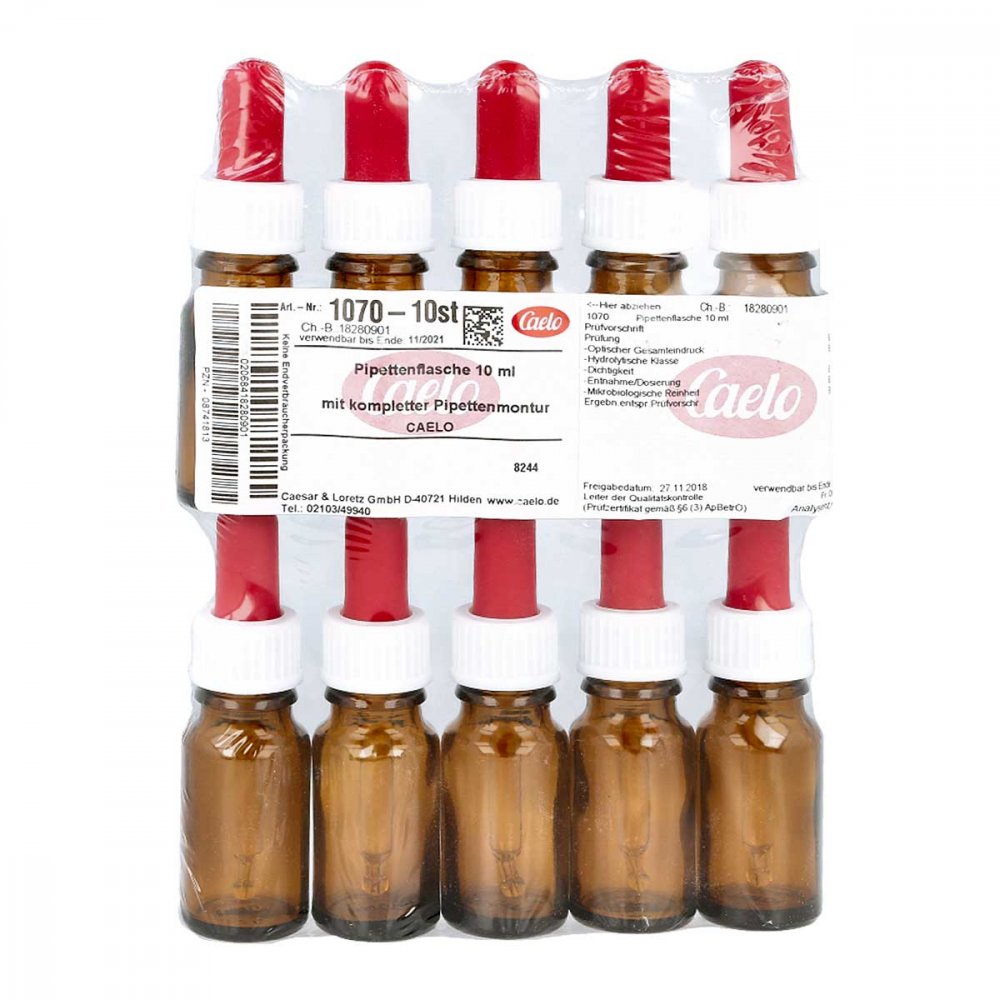Caesar & Loretz GmbH Pipettenflasche 10 Ml M.kompl.pipettenmontur 08741813