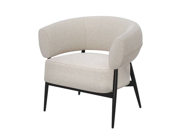 Sessel Bouclé DAVOR beige