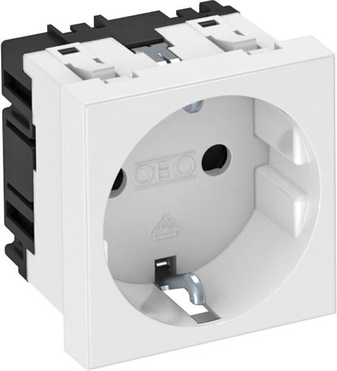 OBO STD-D0 RW1 stopcontact, 1-voudig met aarding, 250V, 10/16A, 0°