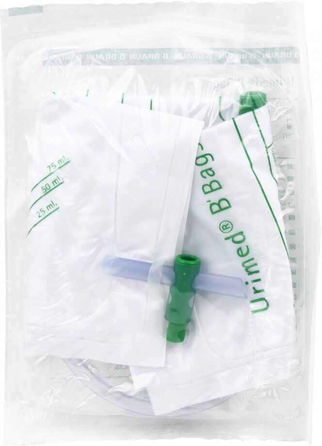 Urinbeutel steril 2 l mit Ablauf Antirefluxventil 1stk