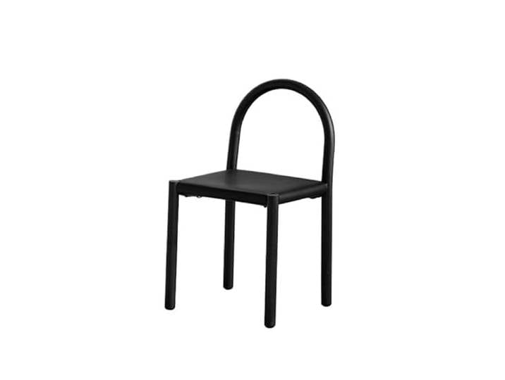 DIANXI Lounge-Sessel Skandinavischer Esszimmerstuhl, Eisenstuhl, Sattelleder, Wartestuhl, Verhandlungsstuhl, Haushalt, einfacher kreativer Freizeitstuhl