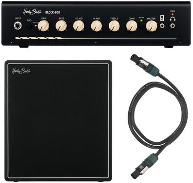 Harley Benton BLOCK-600 Bundle III noir