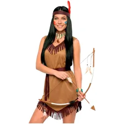 Widmann INDIANERIN (Kleid, Gürtel, Stirnband), M (M)
