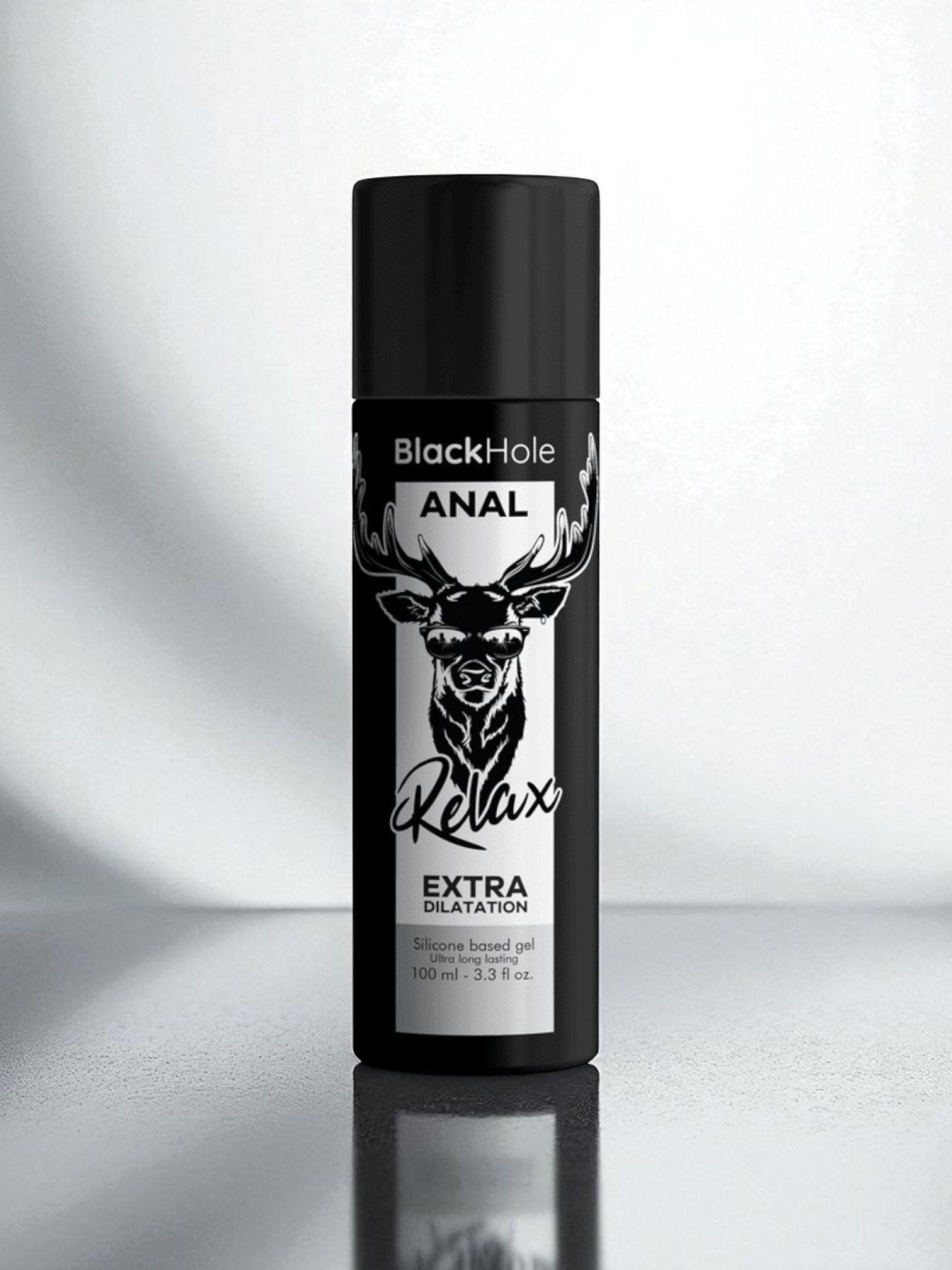 BLACK HOLE Lubrifiant Dilatateur Relax Anal Concentré à Base de Silicone - 100 ml