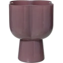 Vase (LBH 24,50x22x18,50 cm) - lila - LBH 24,50x22x18,50 cm