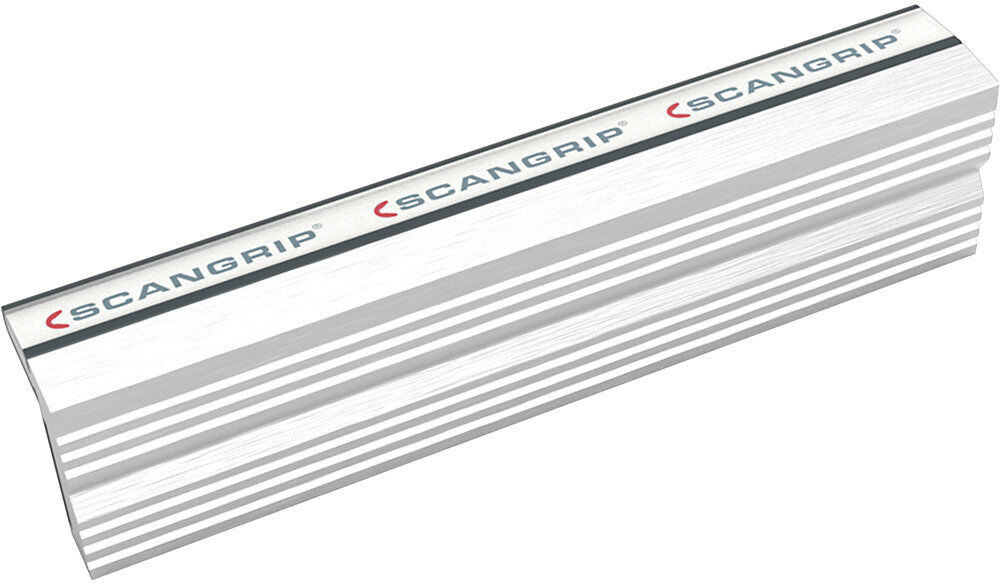 Magnet-Schraubstockbacken, neutrale Schutzbacken aus gehärtetem Aluminium, 1 Paar, Backenbreite 100 mm SCANGRIP
