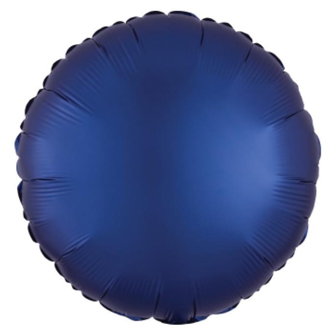 Amscan Folienballon Rund Navy Blau Seidenglanz (5x) (9914110)