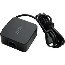 MSI CHARGEUR ADP-65W-WW-EU (65 W), Notebook Netzteil, Schwarz
