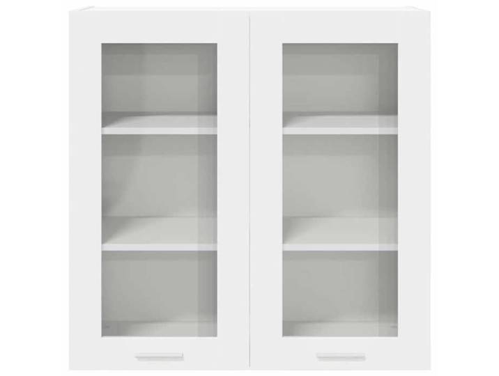 Moderne Placard suspendue SWEETY Armoire murale cuisine Riga Blanc 80x31x80 cm bois d'ingénierie BB1576
