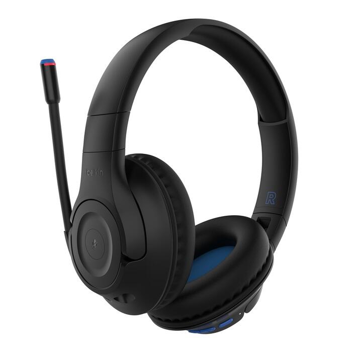 Belkin SoundForm Inspire kabelloser Over-Ear-Kopfhörer für Kinder, schwarz AUD006BTBLK