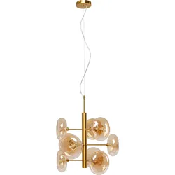 KARE DESIGN Pendelleuchte Headlight Alu, Eisen, Stahl & Metall Gold Messing
