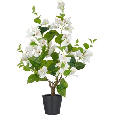 Kunstpflanze CREATIV GREEN "Bougainvillea", weiß, H:68cm, Kunststoff, Kunstpflanzen, Kunstpflanze, mit zahlreichen Blüten