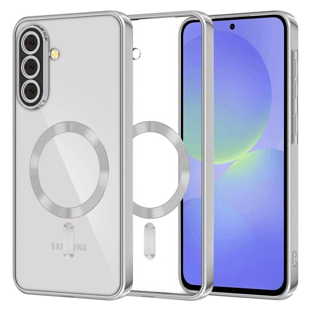 Techsuit - Luxury Crystal MagSafe - Samsung Galaxy A36 5G / A56 5G - Silver (Samsung Galaxy A56 5G) (56364271)