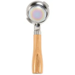Gaggia Piston bodemloze filter houder, Zubehör Kaffeemaschinen, Braun, Silber