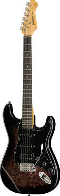 Harley Benton ST-70 Black Paisley Black Paisley