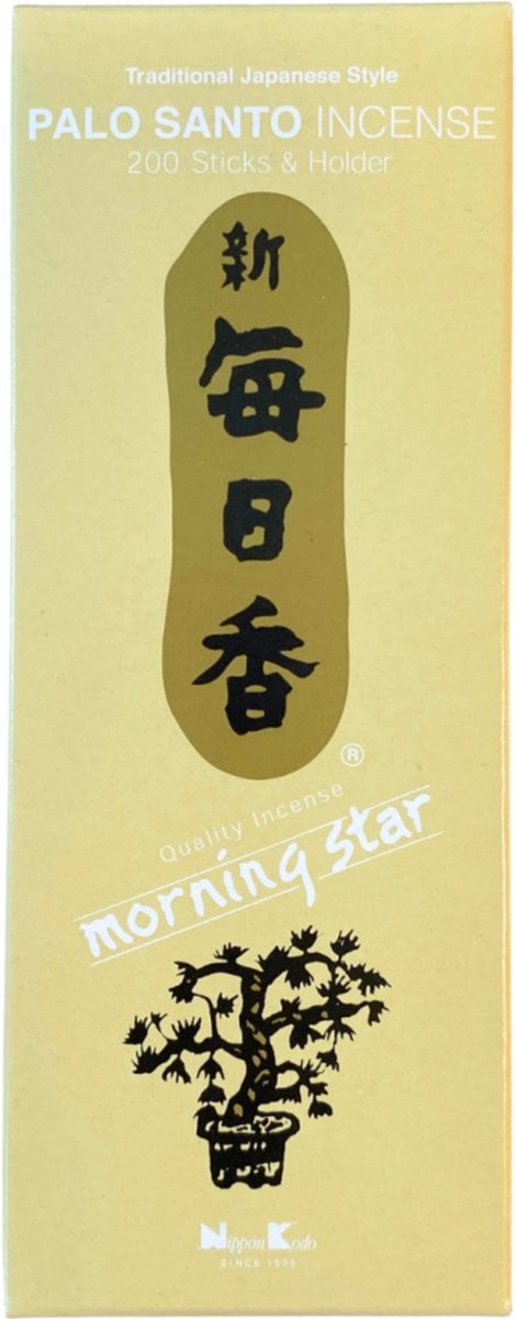 Nippon Kodo Morning Star Palo Santo wierookstokjes - 200 stuks - XL-pack