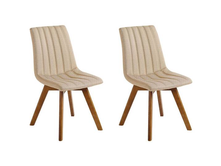 STUHL 2er-Set Polsterbezug Beige Calgary