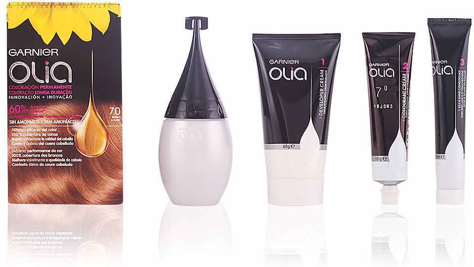 Garnier Olia Coloración Permanente #7,0 Rubio lote