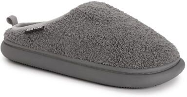 MUK LUKS Lewis Clog Slipper (Men's) Casual in Grey, Size Small Sizes 7-8.5 M, Synthetic
