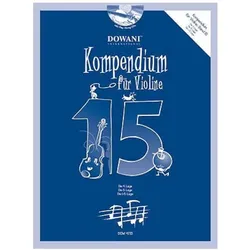 Kompendium für Violine Band 15 (+2 CD/'s) für 1-2 Violinen (Lehrer und Schüler), Fachbücher
