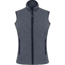 Kariban Damen Microfleece Gilet 'Melodie' Bodywarmer K906 french navy heather XXL