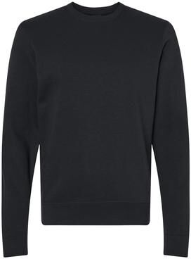 J America 8721JA Btb Fleece Crew T-Shirt in Black size 3XL   Cotton/Polyester Blend