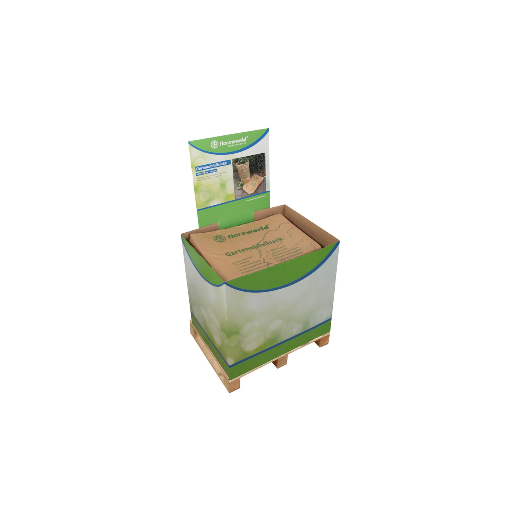 floraworld Gartenabfallsack PapierCl assic FWDisplay (014466)