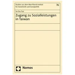 Zugang zu Sozialleistungen in Taiwan, Fachbücher von Ya-Chu Tsai