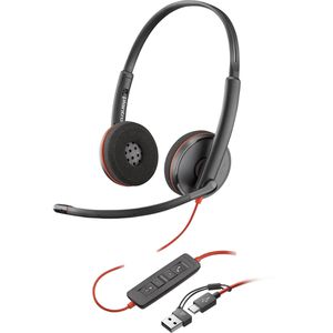 Poly Headset Blackwire 3220 Stereo, USB-C, On-Ear