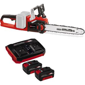 Einhell-Professional Kettensäge GP-LC 36/35 Li-Solo, Akku, 2x 18 V, Schwertlänge 35cm, mit Twincharger Kit 2